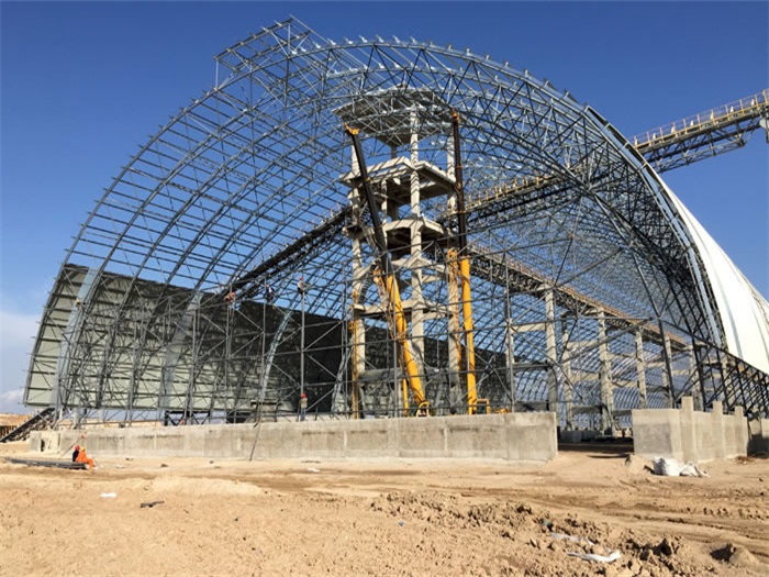 嘉峪关煤机油桶翘工程网架